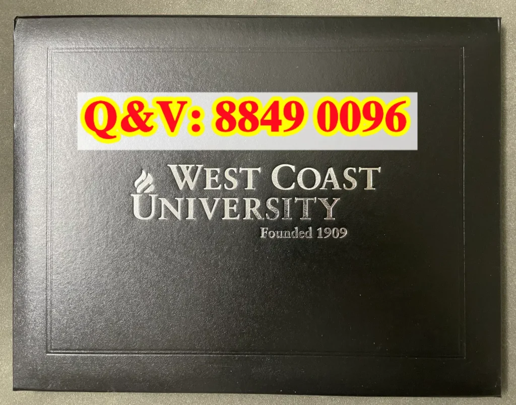 巴拿马西海岸大学毕业证外壳，巴拿马西海岸大学学位证书封套，West‑Coast‑University Official‑Certificate‑Cover