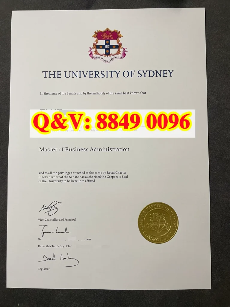 悉尼大学硕士毕业证文凭，澳洲USYD毕业证办理，USYD大学文凭购买University of Sydney diploma