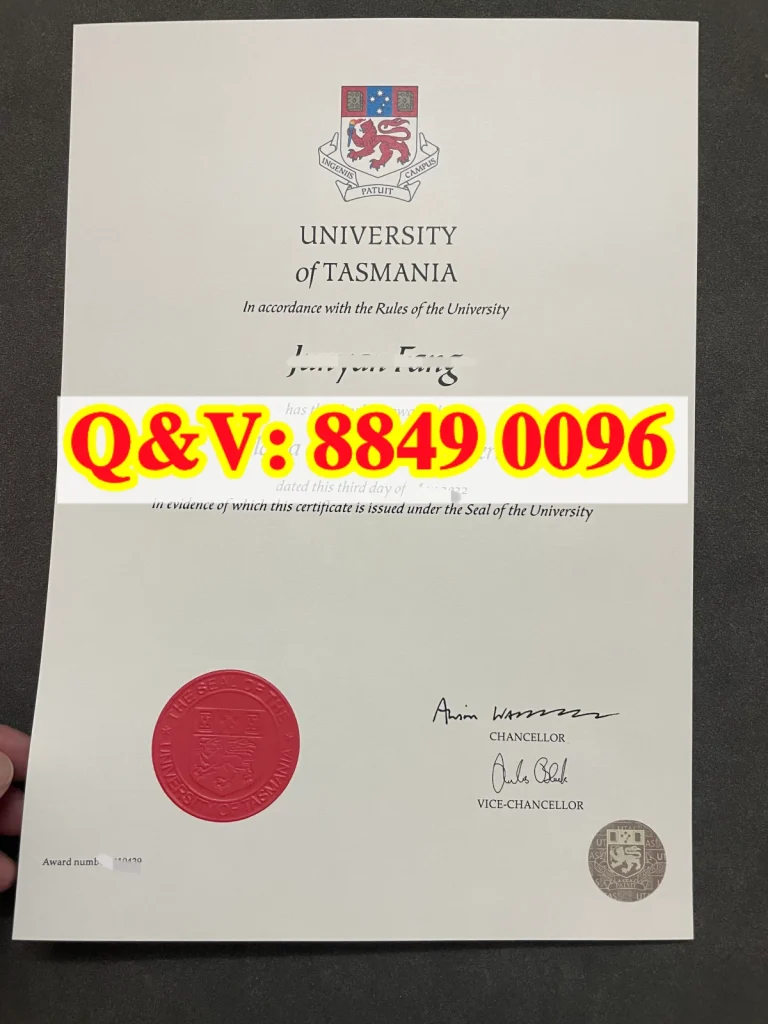 实拍澳大利亚塔斯马尼亚大学毕业证University of Tasmania diploma