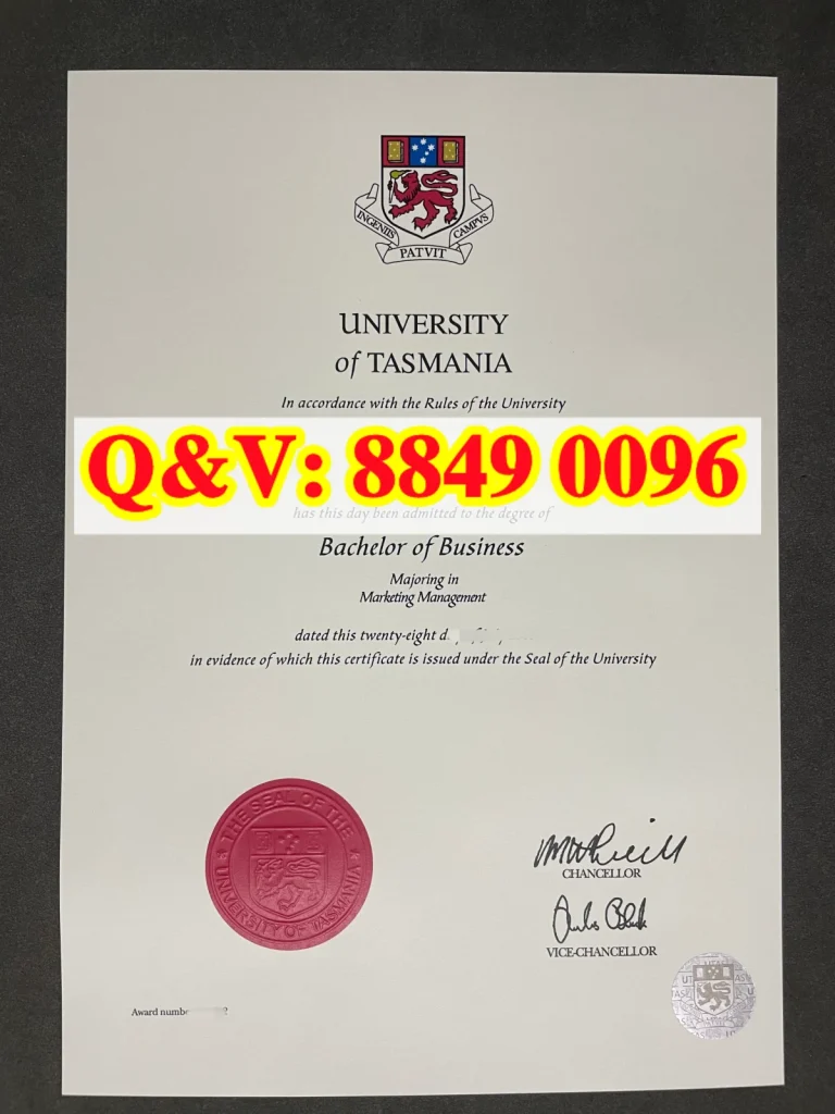 澳大利亚塔斯马尼亚大学毕业证University of Tasmania diploma