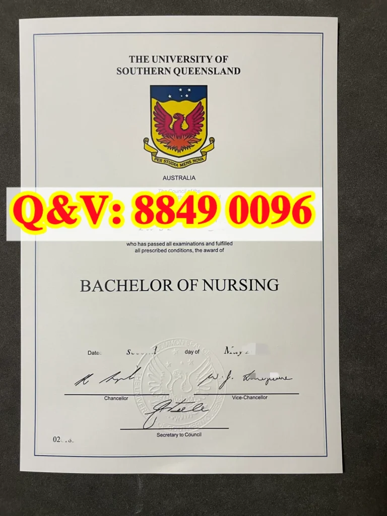 澳洲南昆士兰大学毕业证文凭学位证