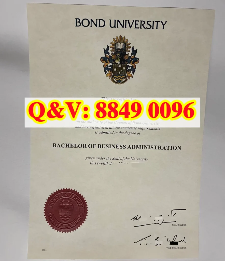 澳大利亚邦德大学毕业证学位证bond university diploma