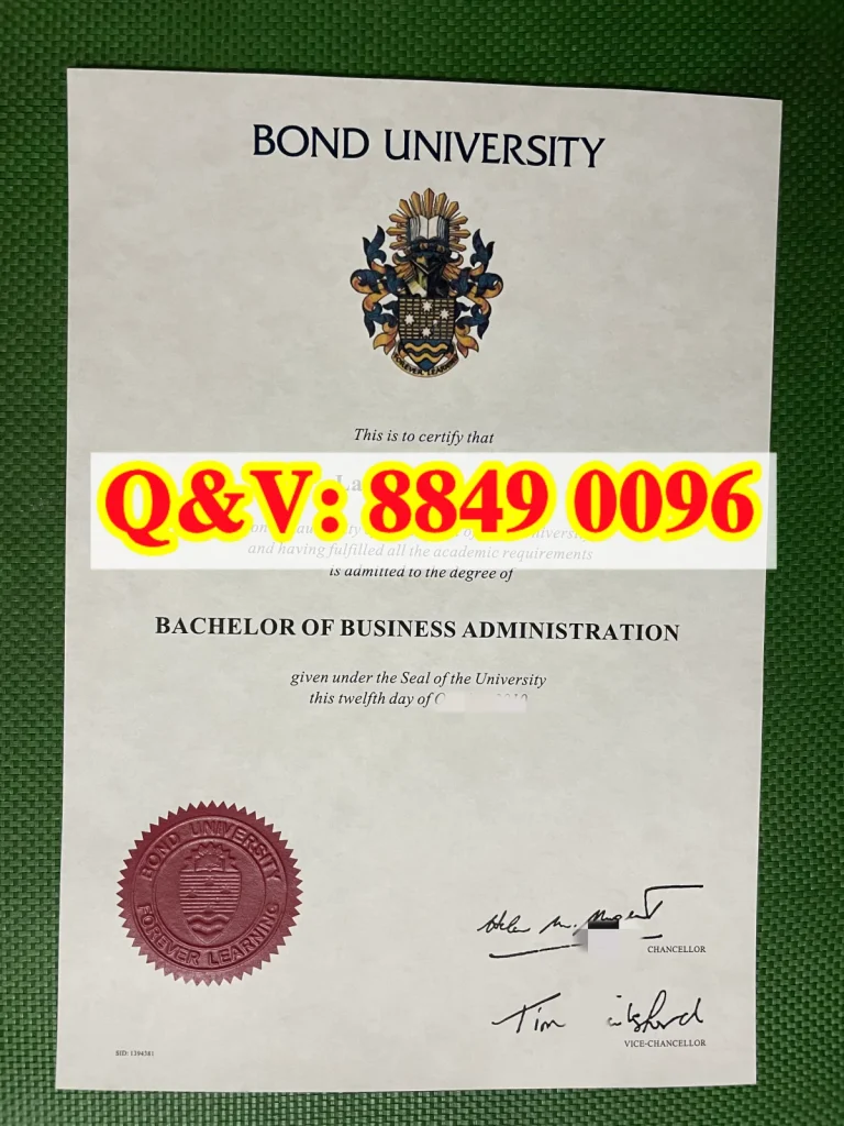 澳大利亚邦德大学毕业证学位证bond university diploma(images 1)
