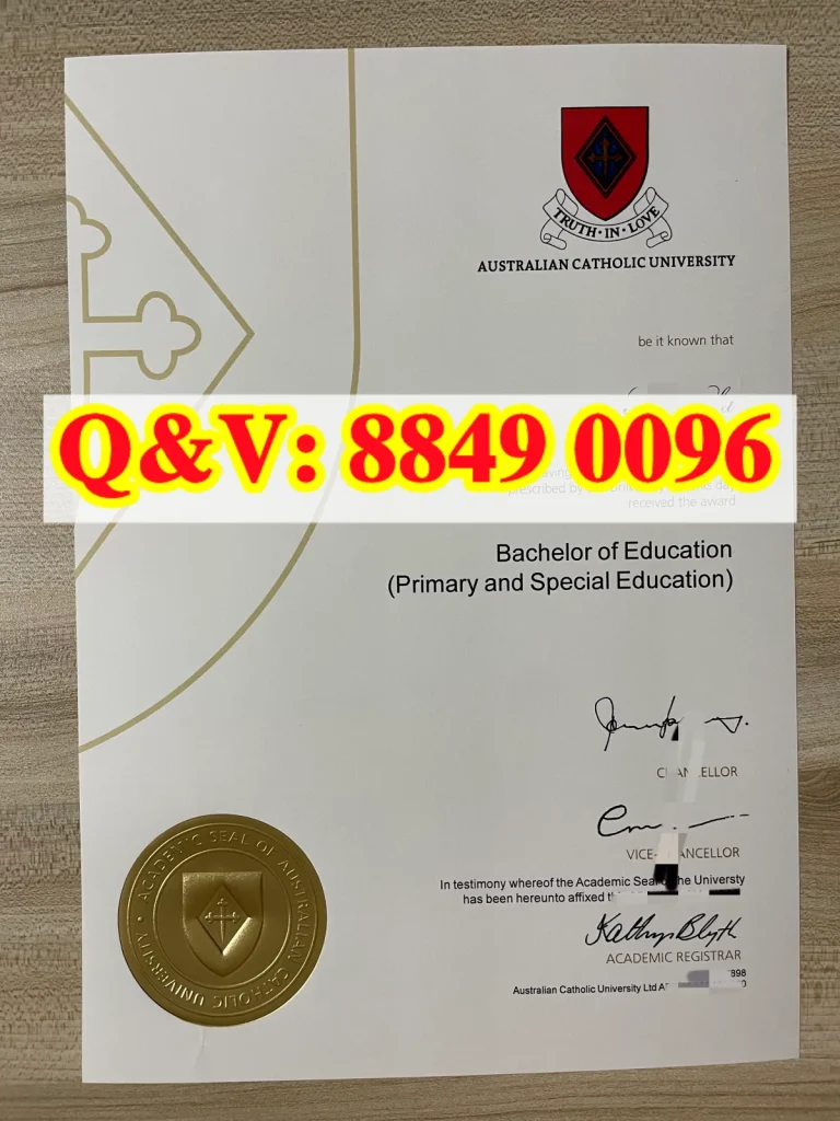 澳大利亚天主教大学毕业证,Diploma from Australian Catholic University,澳大利亚天主教大学成绩单