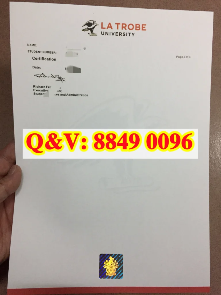 实拍澳洲乐卓博大学成绩单,La Trobe University transcript,澳洲拉筹伯大学成绩单