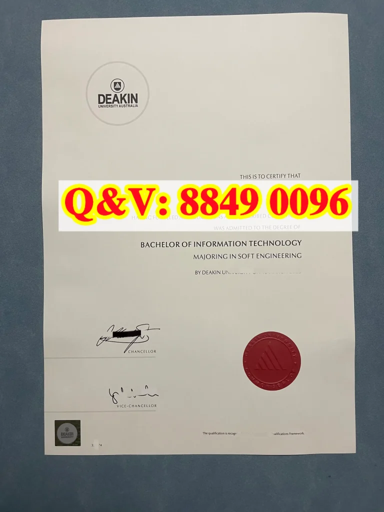 实拍迪肯大学信息技术学士软件工程学位证书,迪肯大学信息技术学士软件工程毕业证|Deakin University Bachelor of Information Technology Software Engineering Degree Certificate