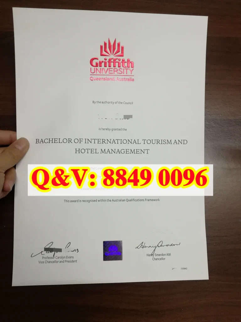 澳洲格里菲斯大学国际旅游与酒店管理本科学位证书,格里菲斯大学国际旅游与酒店管理本科毕业证
