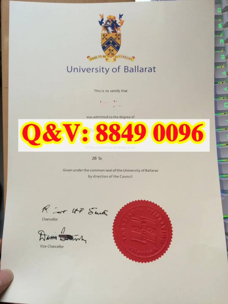 澳大利亚巴拉瑞特大学商学学士毕业证完整解析|University of Ballarat Bachelor of Business Degree Certificate