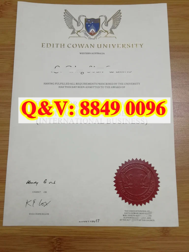 澳洲埃迪斯科文大学文凭毕业证学位证Diploma from Edith Cowan University（images 1）