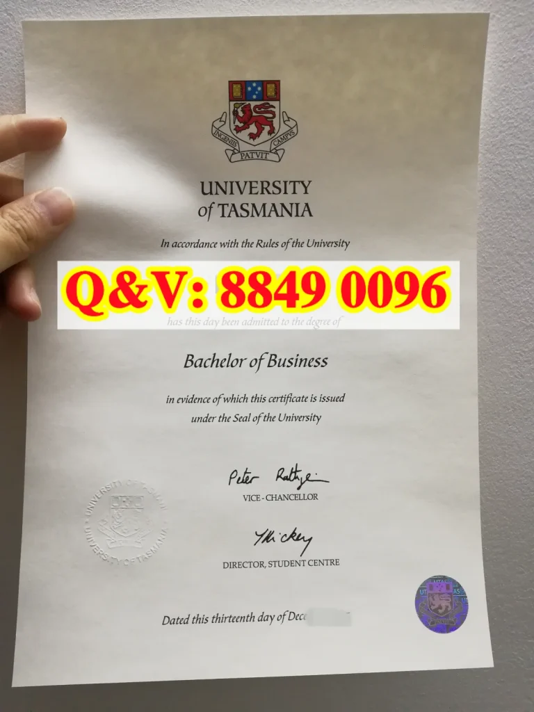 澳大利亚塔斯马尼亚大学毕业证外壳封套｜University of Tasmania Graduation Certificate Folder（images 1）
