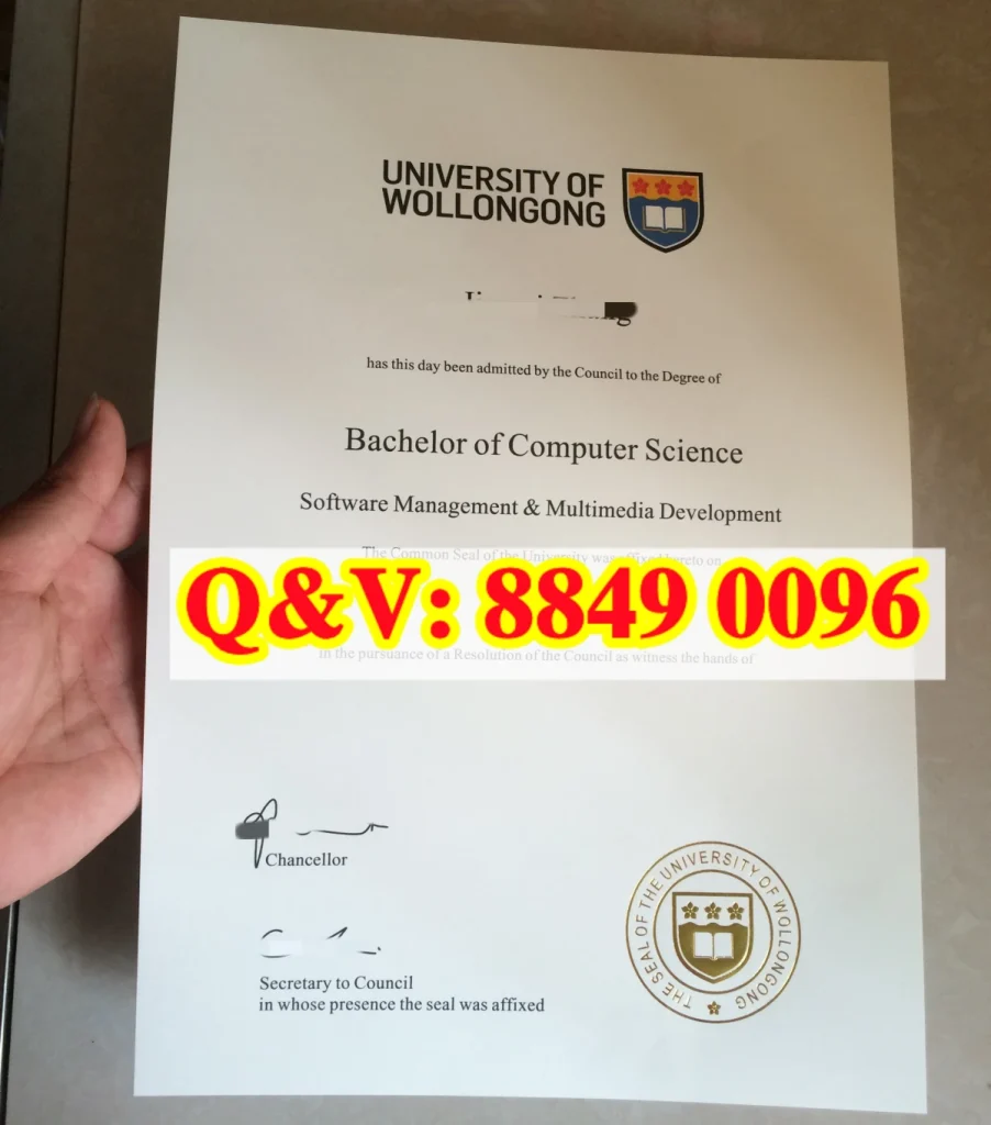 澳大利亚伍伦贡大学计算机科学本科毕业证完整解析｜University of Wollongong Bachelor of Computer Science Certificate