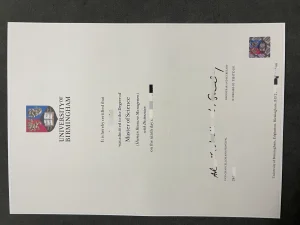 伯明翰大学人力资源管理 Distinction 理学硕士学位...
