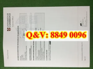 英国剑桥大学成绩单University of Cambridge Offic...