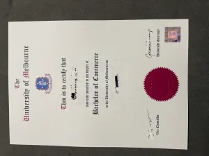 墨尔本大学文凭毕业证Diploma from The University...