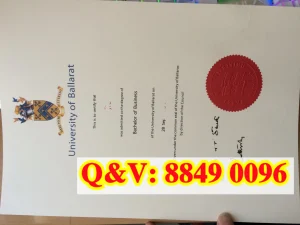 澳大利亚巴拉瑞特大学毕业证文凭学位证书｜Univers...