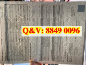 澳洲国立大学成绩单防伪水印｜Australian National...