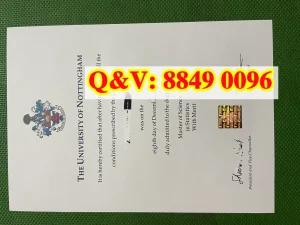 英国诺丁汉大学文凭毕业证Diploma from University...