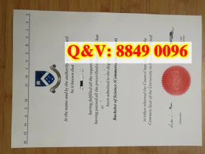 莫纳什大学商科与理学双方向理学学士毕业证完整解...