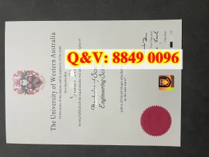 西澳大学文凭毕业证学位证Diploma from The Univer...