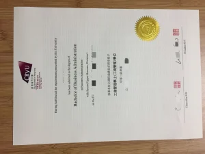 香港城市大學BBA工商管理本科畢業證樣本City Unive...