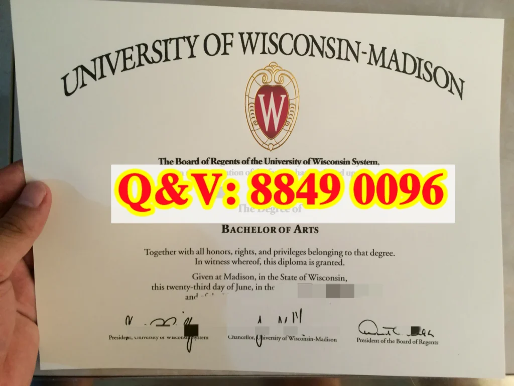 美国威斯康星大学麦迪逊分校毕业证University of Wisconsin-Madison diploma