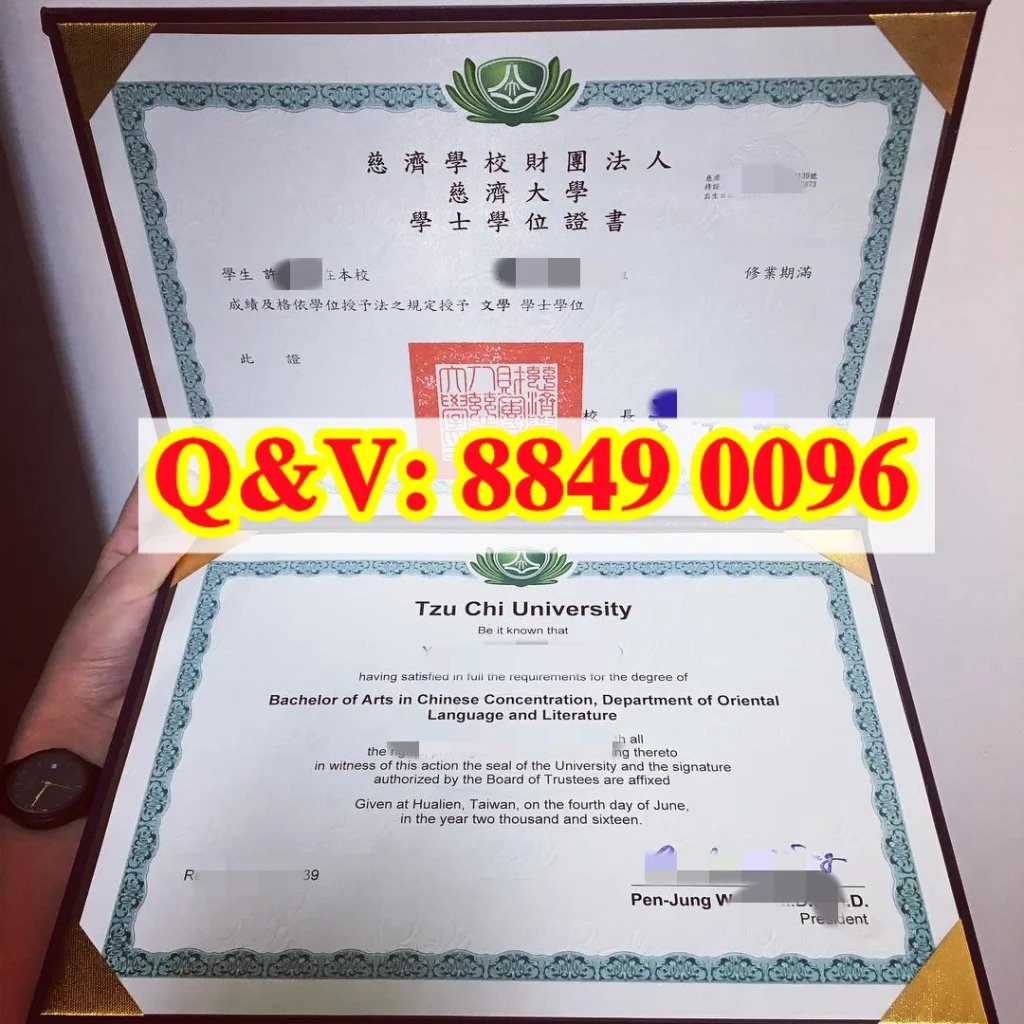 臺湾慈済大學學士學位證