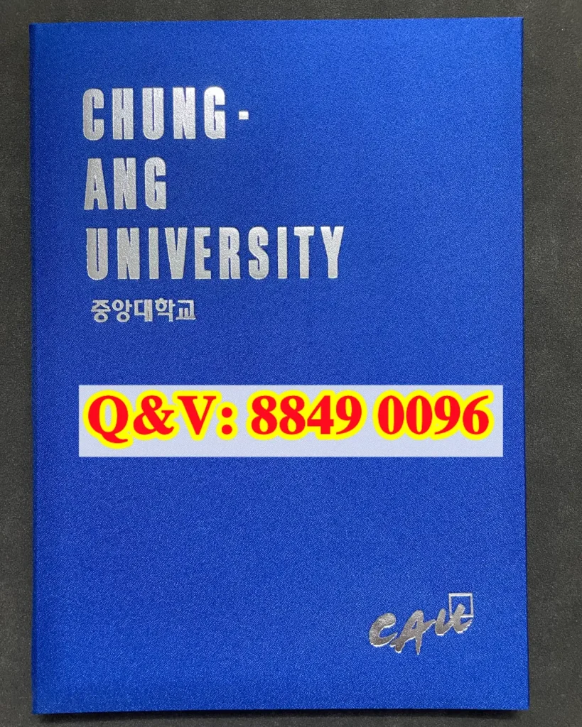 韩国中央大学学位证书封皮，韩国中央大学学位证书外壳，韩国中央大学文凭外壳，韩国中央大学毕业证外壳