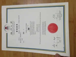 2019年澳門大學學前教育學士畢業證｜University of...