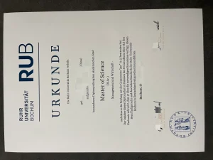 德国鲁尔波鸿大学硕士学位证书全解析：从证书体系...