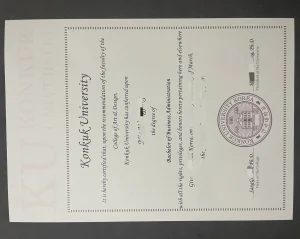 韩国建国大学学位证英文版本与毕业证全解析