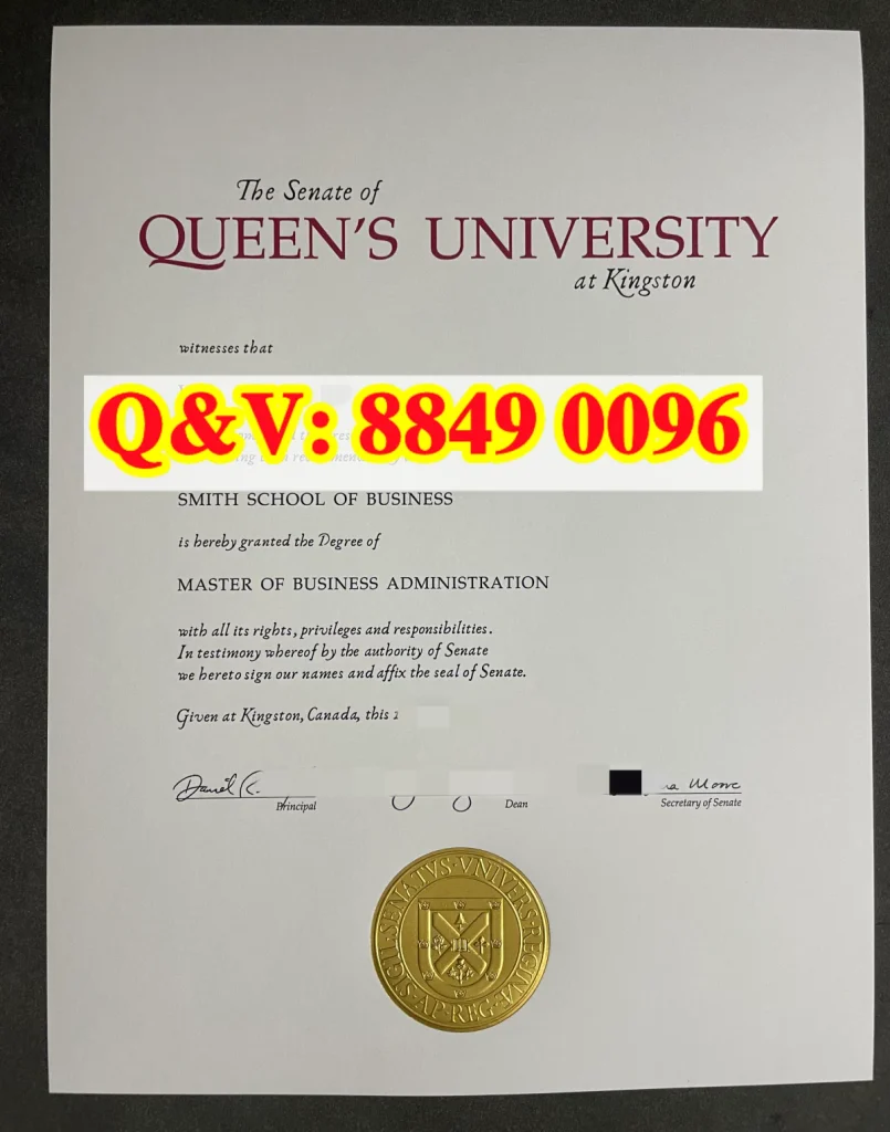 加拿大女王大学学位证书,Queen’s University MBA, 女王大学 MBA 毕业证,加拿大 Queen’s 大学,Smith School of Business, 女王大学羊皮学位证书,加拿大硕士学位证书,Queen’s University degree parchment, 女王大学留服认证,加拿大商科硕士文凭